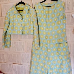 Vintage Dress (w pockets) and Bolero Jacket Set